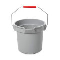 Bucket with Handle and Spout 14L, Plastic, Gray, Rugged, Heavy Duty